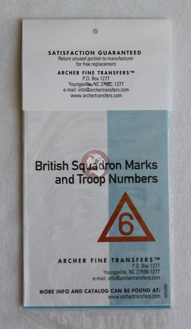 AR35024Y Archer 1/35 US Vehicle Stars for AFVs other than Shermans No.2 Yellow 