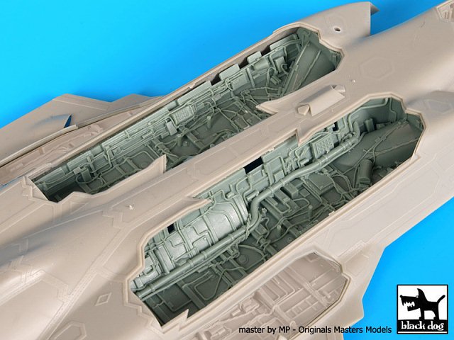 早割航空券 Aircraft II Lightning F-35A 1/48 Dog Black Wheel Bays Bomb & アメリカ
