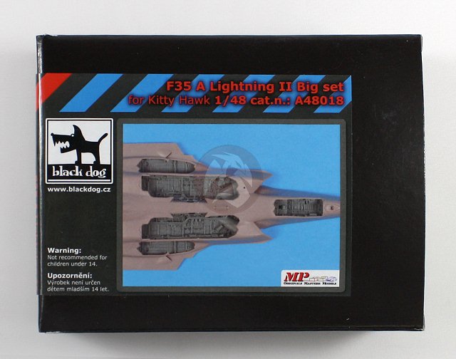 Black Dog 1/48 F-35A Lightning II Aircraft Wheel & Bomb Bays