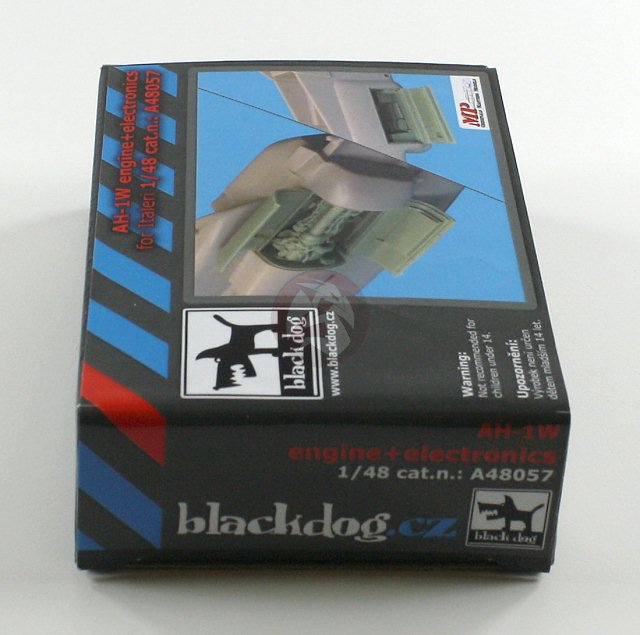 AH-1W engine+electronics cat.n. 1:48 BLACK DOG A48057 for Italeri