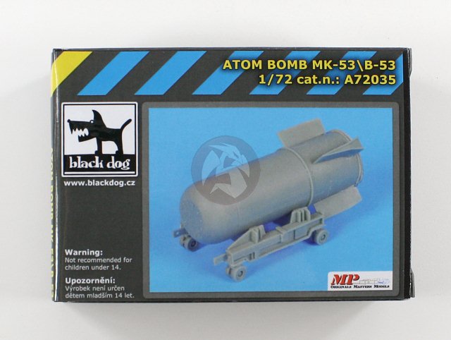 Blackdog Models 1/72 MARK 53 B-53 ATOM BOMB Resin Kit