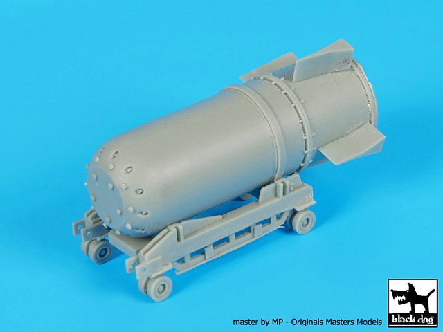 Blackdog Models 1/72 MARK 53 B-53 ATOM BOMB Resin Kit Blackdog Models 1/72 MARK 53 B-53 ATOM BOMB Resin Kit
