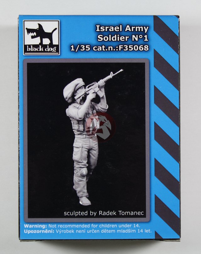 Black Dog 1/35 Israeli IDF Army Soldier No.1 with Mitznefet Aiming High F35068 