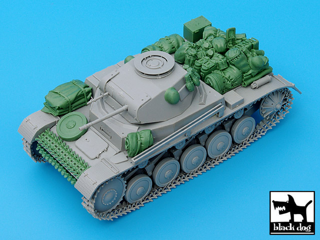 Black Dog 1/35 Panzer II Ausf.C Tank Stowage and Accessories