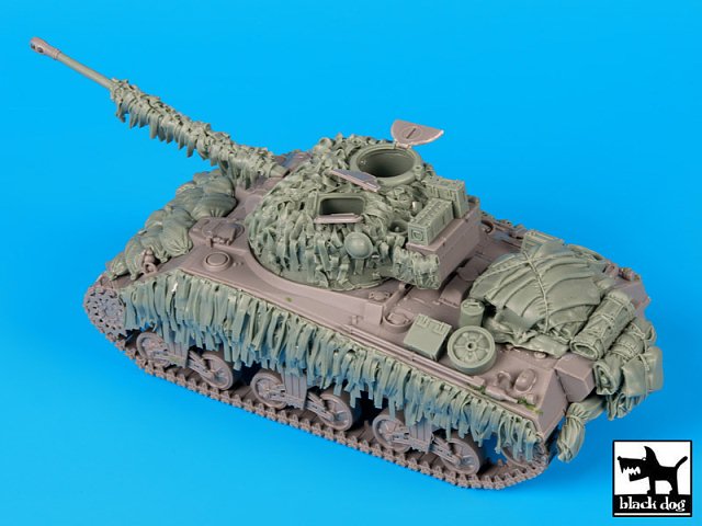 Black Dog 1/35 British Sherman Firefly Hessian Tape Camo Net