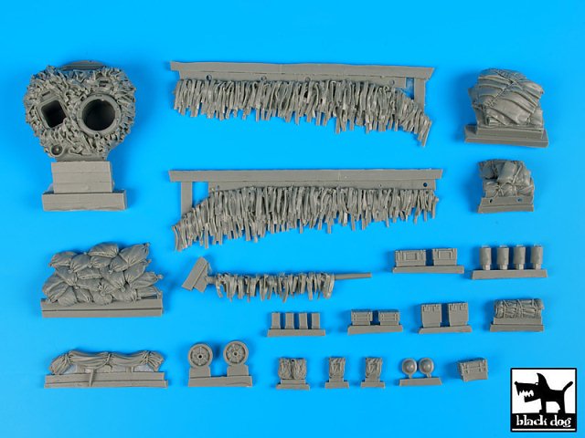 Black Dog 1/35 British Sherman Firefly Hessian Tape Camo Net