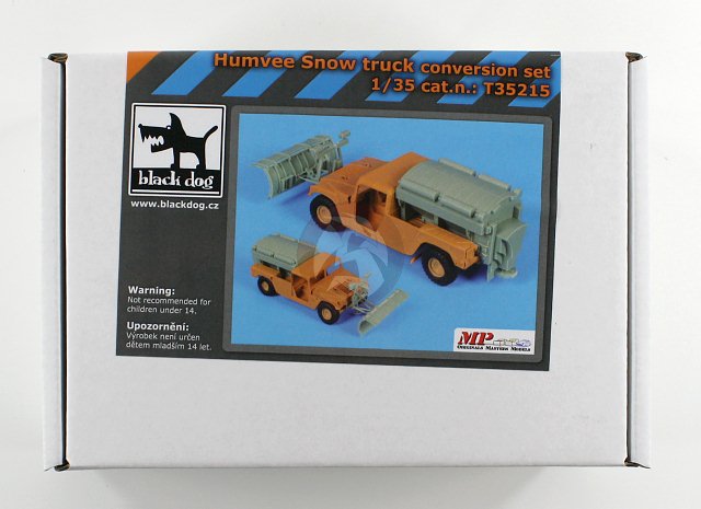 Black Dog 1/35 HMMWV Humvee Hummer Snow Plow Truck