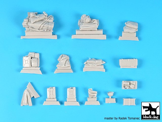 Black Dog 1/35 Stowage & Accessories for Sd.Kfz.234/2 Puma