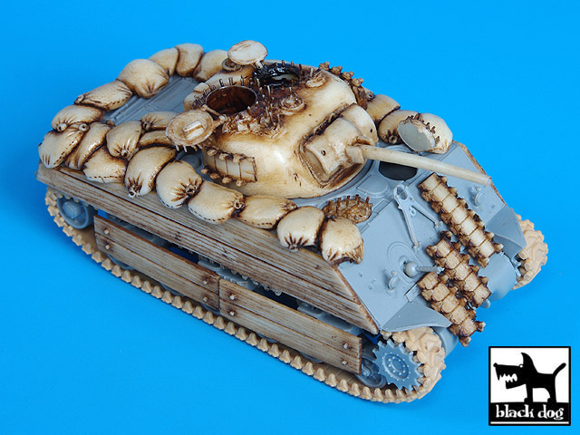 Black Dog 1/72 M4A3 Sherman Iwo Jima Tank Accessories Set