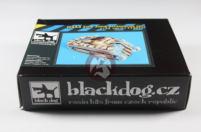 Black Dog 1/72 M4A3 Sherman Iwo Jima Tank Accessories Set