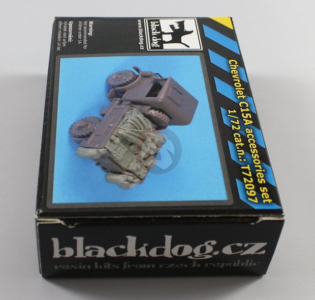 IBG Models T72097 Black Dog 1/72 Chevrolet C15A CMP Truck WWII Accessories Set