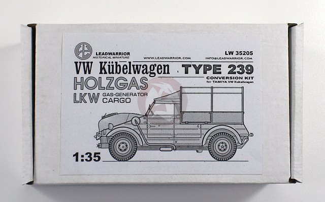 レベル1/35 KUEBELWAGEN他 Lead Warrior 1/35 VW Kubelwagen Type 239 Holzgas-Lkw (Cargo