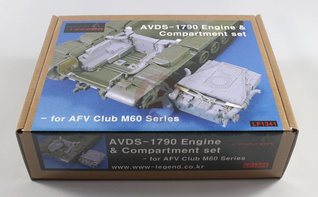 Legend 1/35 AVDS-1790 Tank Engine & Compartment (for AFV