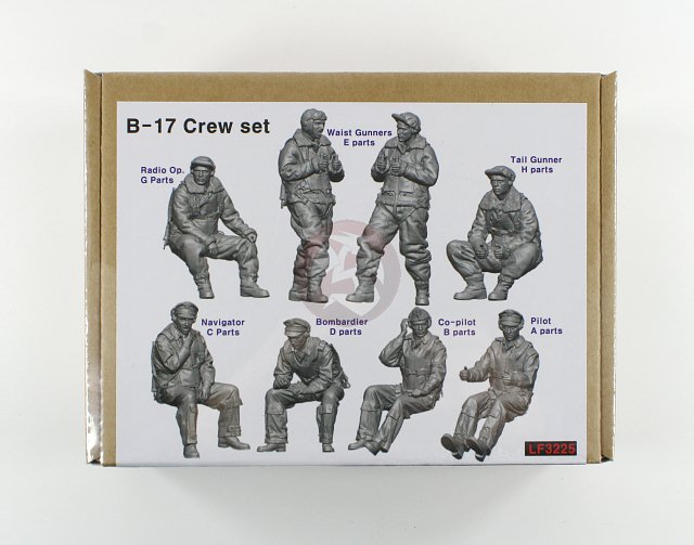 Legend 1/32 B-17 Flying Fortress US Bomber Aircraft Crew