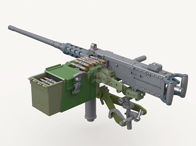 Legend 1/35 M2HB Browning .50 Cal HMG on Mk.93 Mount w100