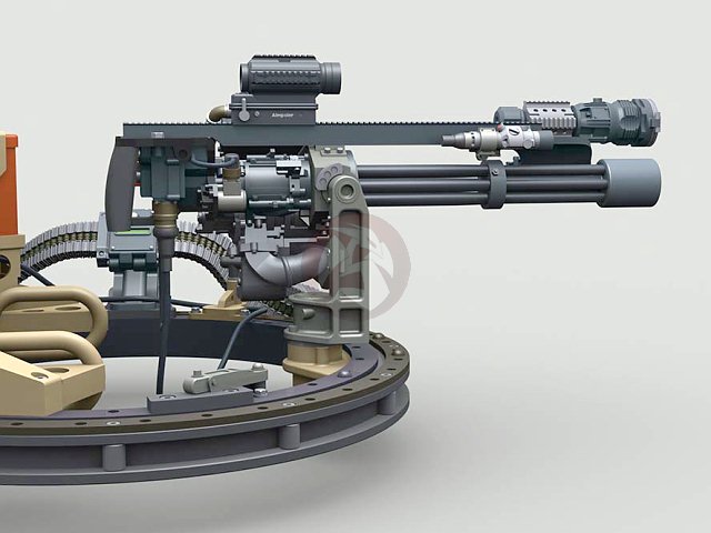 Legend 1/35 M134D Minigun on MMC System Mount w/3000 Round