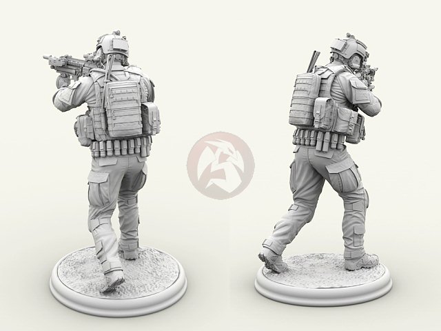 Legend 1/16 120mm US Navy SEAL Team Operator w/HK416 A5