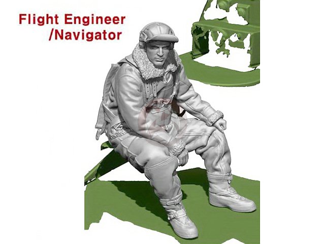 Legend 1/48 B-25 Mitchell Early US Bomber Aircraft Crew WWII