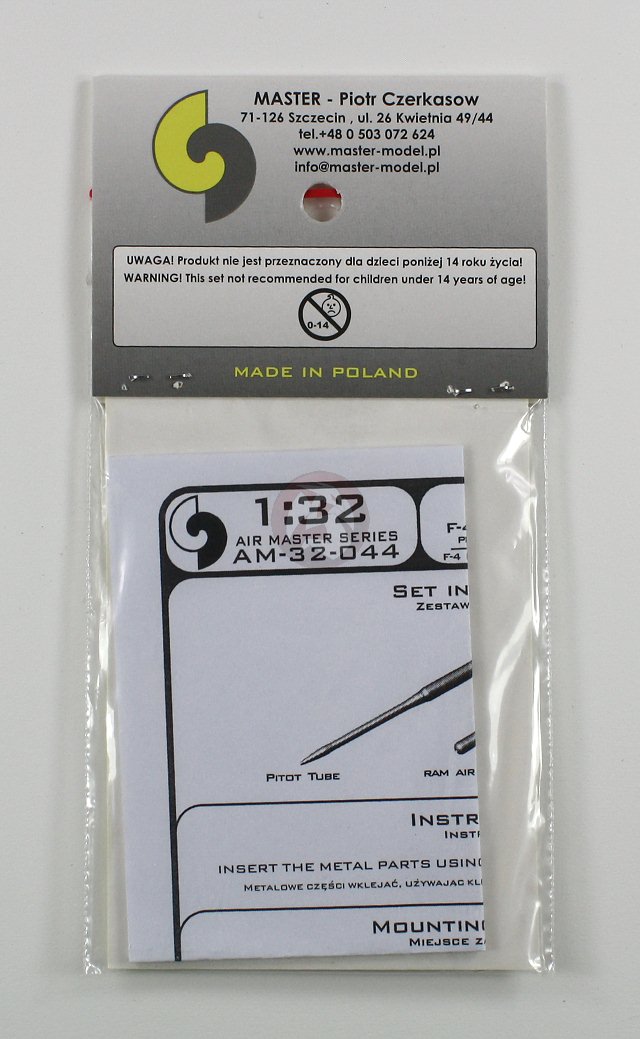 Master Model 1/32 F-4 Phantom II long nose probe set for Tamiya - AM32044 Master Model 1/32 F-4 Phantom II long nose probe set for Tamiya - AM32044