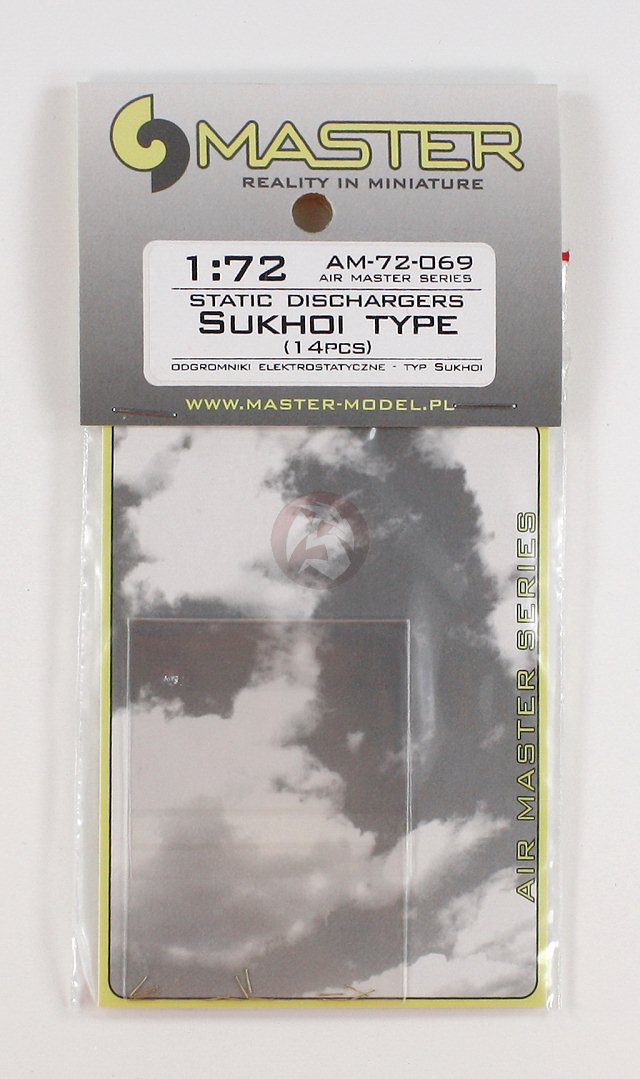 type used on Sukhoi jets 14p Master Model AM-72-069 1/72 Static dischargers 
