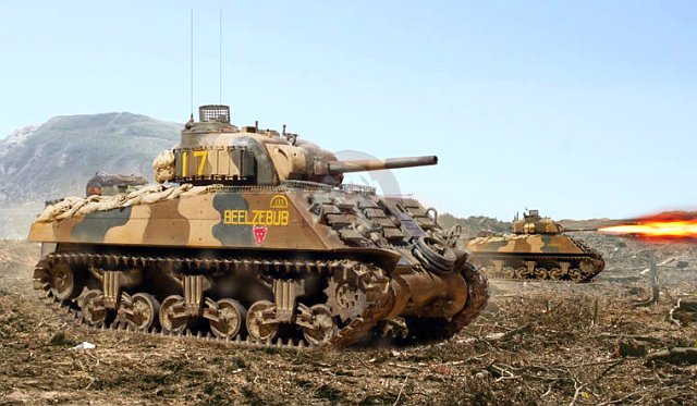 Peddinghaus 1/16 M4A3 Sherman Markings Beelzebub USMC 4th