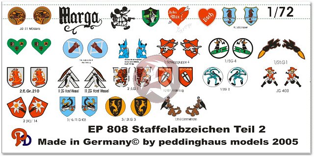 ドイツ/古本 L'ART DES EMBLEMES Peddinghaus 1/72 German Luftwaffe Bomber Squadron Unit