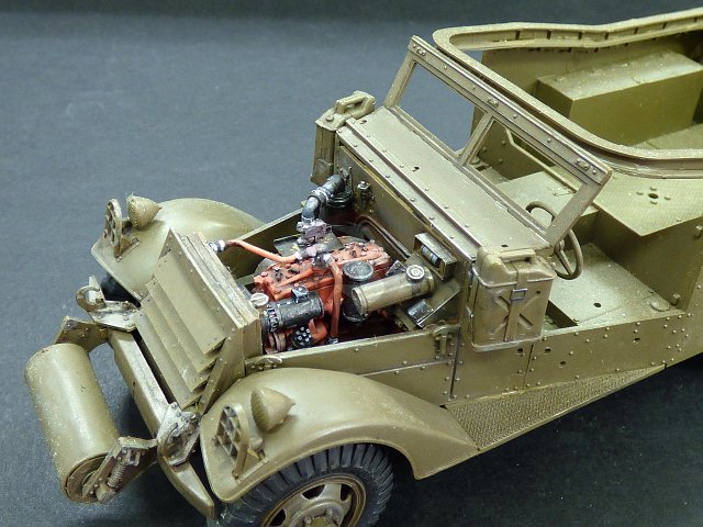 Plus Model 1/35 Hercules JXD Engine for M3 Scout Car WWII