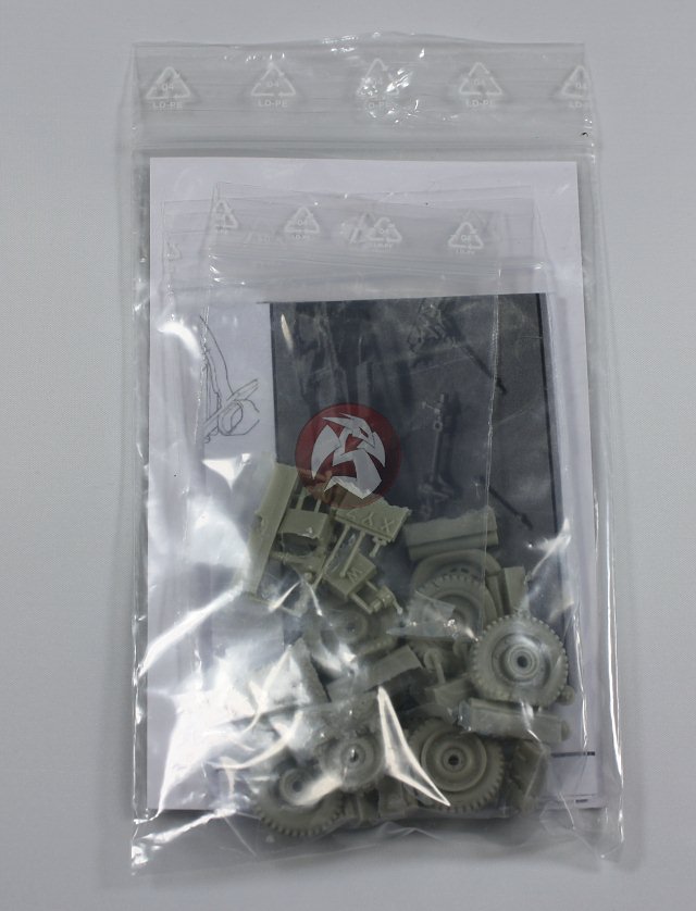 のん Resicast 1/35 Blown & Burnt Out Tires Willys MB Jeep (7