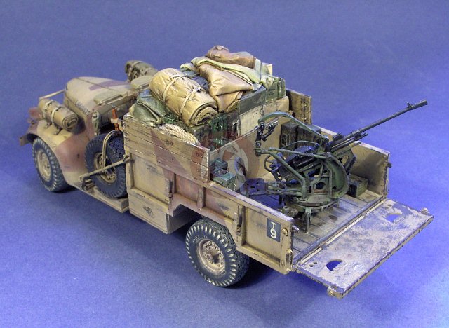 Resicast 1/35 LRDG 30 cwt Breda 20mm AA Gun Carrier