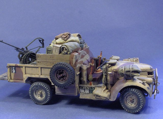 Resicast 1/35 LRDG 30 cwt Breda 20mm AA Gun Carrier