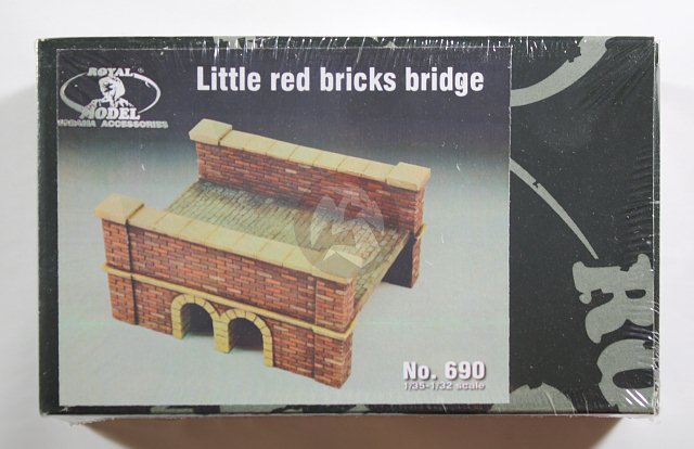 Little Red Brick and Stone Bridge Section 690 also for 1/32 Royal Model 1/35