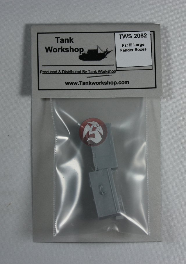オーダー用 Tank Workshop 1/35 Panzer III Tank Large Fender Boxes WWII