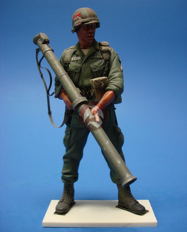 Verlinden 120mm (1/16) US M20 Bazooka Gunner in Vietnam War