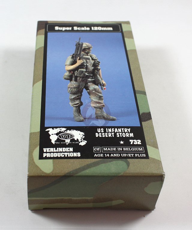 Verlinden 120mm 1/16 US Infantry w/M16 in Operation Desert