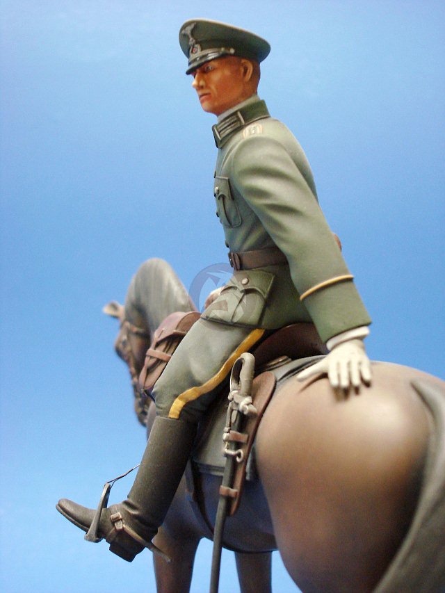 Verlinden 120mm (1/16) Mounted German Cavalry Adjutant in