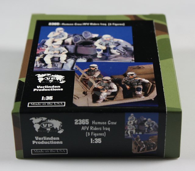 Verlinden 1/35 US HMMWV Humvee Crew / AFV Riders in Iraq War